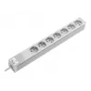 Rittal 7240510 PDU rack 19 pollici 1U, 7x prese CEE 7/5, 230V 16A, cavo 2m, grigio