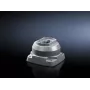 Rittal CP 120 snodo a sovrapposizione, passaggio cavi verticale, grigio chiaro (RAL 7035), IP54, rotazione 300°, pressofusione di alluminio, 6212.720