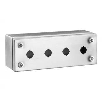 Rittal contenitore vuoto 4 posti di montaggio (L x P x A) 90 x 280 x 100 mm acciaio inox SM 2384.040 1 pz.