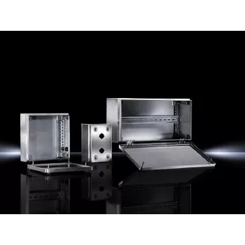 Rittal contenitore vuoto 4 posti di montaggio (L x P x A) 90 x 280 x 100 mm acciaio inox SM 2384.040 1 pz.