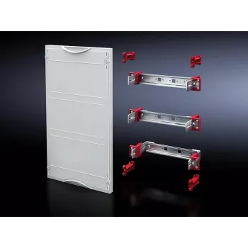 Rittal ISV modulo guide portapparecchiature SV 9666.220 500x450mm lamiera d'acciaio grigio RAL 7035