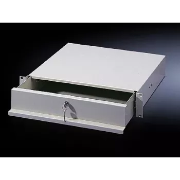 Rittal cassetto portaoggetti per rack 7282.035 - 1U 19 pollici grigio chiaro (RAL 7035)