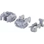 Rittal RiLine60 morsetto di collegamento sbarre conduttrici SV 9677.460, 690 V AC, 160 A, 1,5-70 mm², collegamento a vite, grigio, 3 pezzi