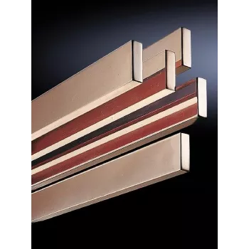 Rittal SV 3589.005 Barra piatta in rame 30x10 mm, 2400 mm, 800 A, 2 pezzi per RiLine60