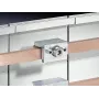 Rittal SV connettore singolo per barre conduttrici 9350.075 (confezione da 3) per barre conduttrici piatte in rame, 1600 A, 1000 V, nero