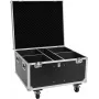 Roadinger Flightcase per 4x THA-100F MK3 con ruote Nero 885x780x620 mm 100 kg