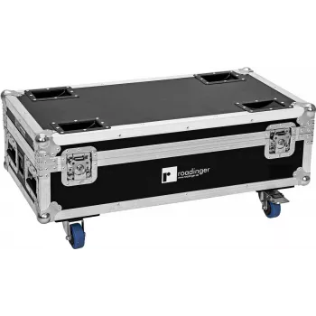 ROADINGER Flightcase per 6 AKKU IP UP-4 Plus HCL Spot WDMX con funzione di ricarica 31005215