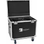 ROADINGER flightcase per 2x EUROLITE DMH-190 Moving Heads con ruote nero