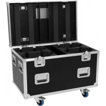 ROADINGER flightcase per 4x LED IP TMH-H420 wash moving head con ruote