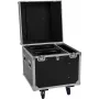 ROADINGER Flightcase PRO 2x IP TMH-W285 con ruote Nero portata 100kg