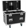 ROADINGER PRO Serie Flightcase per 2x Futurelight DMH-190 Moving Heads con ruote, nero, 90x48x73 cm