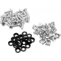 ROADINGER set viti per rack 20x M6 x 15 mm per montaggio rack 19 pollici