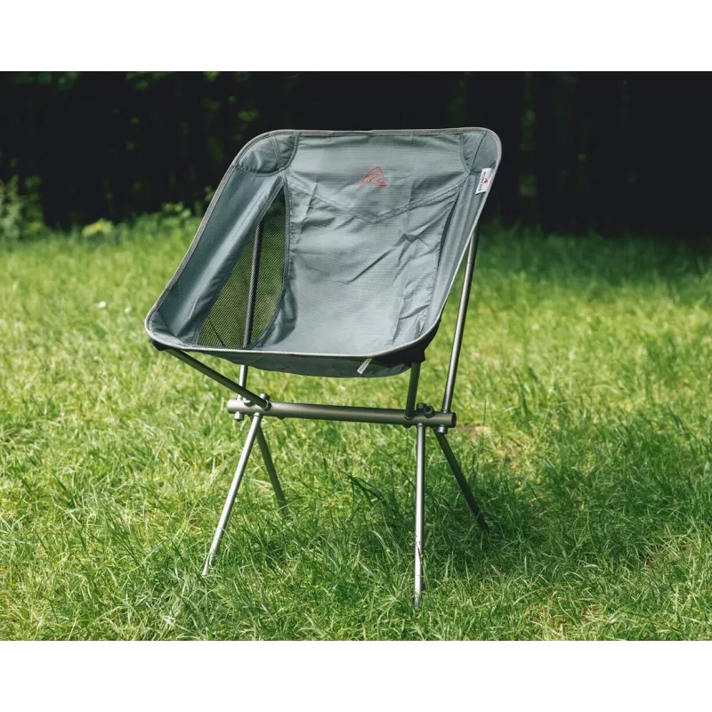 ROBENS Pilgrim Sedia da campeggio pieghevole 120 kg nero/grigio