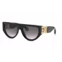 Roberto Cavalli donna SRC040S54700Y occhiali da sole a farfalla, montatura havana, lenti marroni sfumate, 54mm