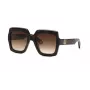 Occhiali da sole donna Roberto Cavalli SRC108-5204BL a gatto, montatura blu havana, lenti gradient blu, 52mm