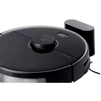 Roborock S5 Max Robot Aspirapolvere - Senza Sacco - Nero - Rotondo - 0,46 L - Tappeto - Pavimento Duro