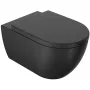 Roca WHTP00503NMSE Arc WC sospeso smart, rimless, nero opaco, con bidet, asciugatore, sterilizzazione UV, neutralizzatore di odori, luce notturna, telecomando