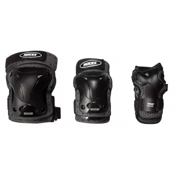 Set protezioni Roces Ventilated Triple Pad Junior S