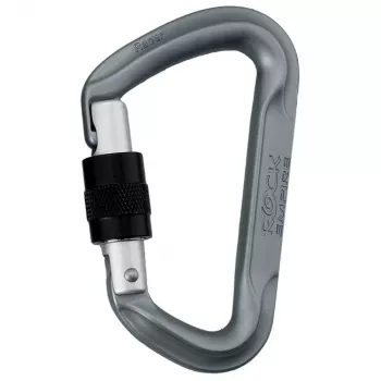 Rock Empire Racer S moschettone con ghiera a vite grigio