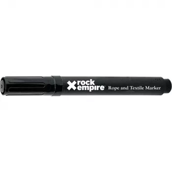 Rock Empire Rope Marker Pen - nero, permanente, resistente all'acqua, ai raggi UV e all'abrasione, ad asciugatura rapida, punta in feltro, non tossico, per corde da arrampicata, speleologia, tree climbing e soccorso