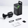 ROCKBROS Campanello elettronico per bici - nero, 110-120 dB, 4 suoni, ricaricabile, IPX4
