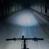 ROCKBROS Luce anteriore per bici 260 lm con cavo USB-C a USB-A - Nero