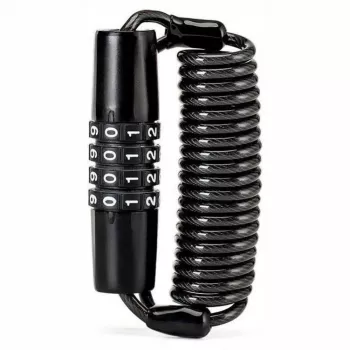 ROCKBROS T609 Lucchetto per bici con cavo a combinazione 1,5 m - Nero