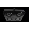 Rockstable Elemento di raffreddamento da 19 pollici – Cassetto ventole – ventola integrata – Acciaio – Nero – 1 pezzo – 2,92 kg (RS19-FT68)