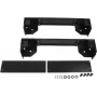 Rockstable Base con ruote da 19 pollici – Nero – Acciaio SPCC – 600 mm larghezza – 800 mm profondità