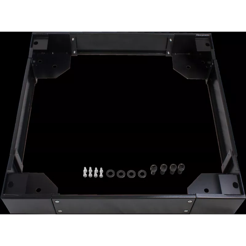 Rockstable Piattaforma a scorrimento 19 pollici - nero - acciaio SPCC - 600x600 mm - RS19-PH6610