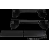 Rockstable Piattaforma a scorrimento 19 pollici - nero - acciaio SPCC - 600x600 mm - RS19-PH6610