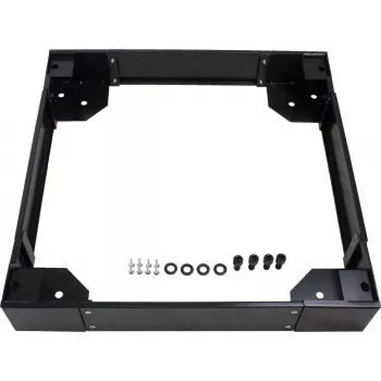 Rockstable Piattaforma a scorrimento 19 pollici - nero - acciaio SPCC - 600x600 mm - RS19-PH6610