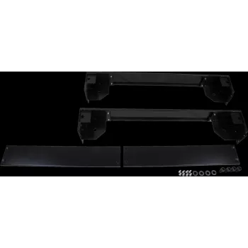 Rockstable Piano a rulli 19 pollici - nero - acciaio SPCC - 800x800 mm - RS19-PH8810