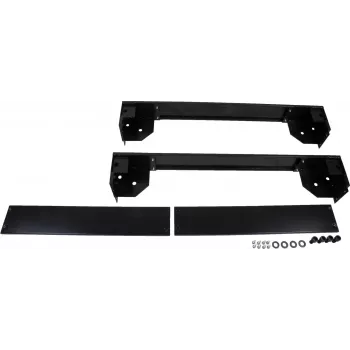 Rockstable Piano a rulli 19 pollici - nero - acciaio SPCC - 800x800 mm - RS19-PH8810