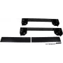 Rockstable Piano a rulli 19 pollici - nero - acciaio SPCC - 800x800 mm - RS19-PH8810