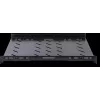Rockstable RS19-SFH78 Ripiano per carichi pesanti da 19 pollici 1U, acciaio SPCC, Nero