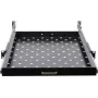 Rockstable RS19-UH69 Ripiano estraibile per rack 1U da 19 pollici, acciaio SPCC, nero