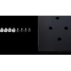 Rockstable RS19-FH69 1U Ripiano da 19 pollici, acciaio, nero