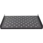 Rockstable ripiano rack 19 inch 1U heavy-duty - ripiano fisso - acciaio SPCC - nero - 1 pezzo - 3,2 kg (RS19-SFH68)