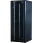 Rockstable armadio server 42U 19 pollici con porta in vetro - armadio a pavimento - 42U - 800 kg - serratura a chiave - guide di montaggio - piedini regolabili (RS19-8842)