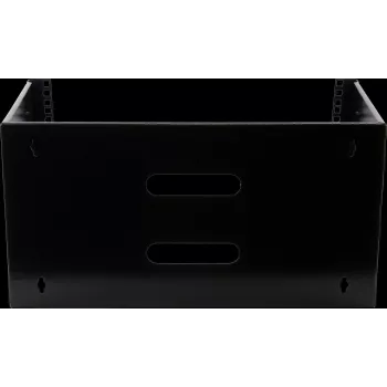 Rockstable Staffa a parete 6U 19 pollici - kit di montaggio - acciaio SPCC - nero - 1 pz. - 3,86 kg (RS19-WMB6)