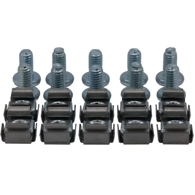 Rockstable set viti a brugola M6 - montaggio rack - argento - 10 pezzi (RS19-M612)