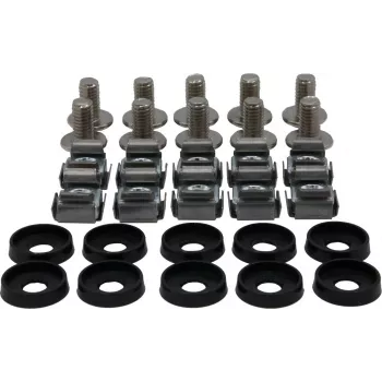 Rockstable set viti M6 Phillips - montaggio rack - argento - 10 pezzi (RS19-M611)