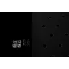 Rockstable RS19-FH612 Mensola rack 1U - nero - acciaio - portata 60 kg - perforata ovale