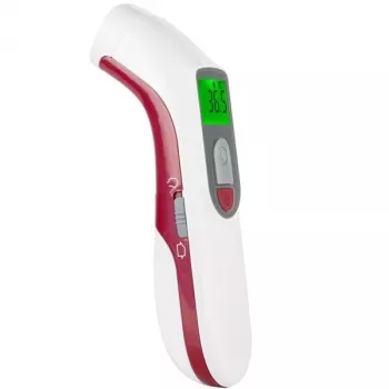 ROHNSON A-200 Termometro e igrometro digitale con orologio, allarme, bianco