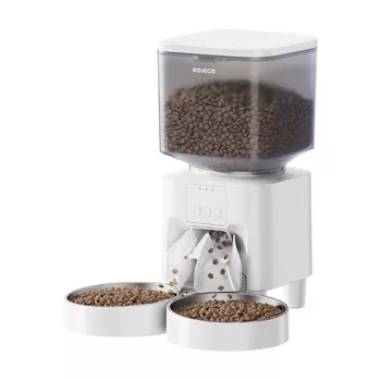 Rojeco distributore automatico di cibo per animali 4.5L versione Wi-Fi