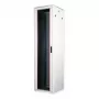 ROLINE Armadio di Rete 19 pollici Pro 47 U, 600x600 LxP Porta in Vetro Grigio
