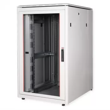 ROLINE armadio rack 19 pollici Pro 26U 800x1000 LxP porta in vetro grigio (26.21.0054)