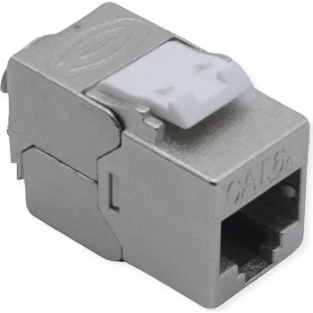 ROLINE Cat.6A STP Keystone Jack, certificato GHMT, terminazione a 180° senza attrezzi, modulo schermato in pressofusione di zinco 21.17.0328
