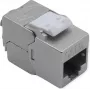 ROLINE Cat.6A STP Keystone Jack, certificato GHMT, terminazione a 180° senza attrezzi, modulo schermato in pressofusione di zinco 21.17.0328